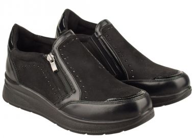 Γυναικεία Ανατομικά Παπούτσια | Amarpies | AMD29351 | Μαύρο - Amarpies - 